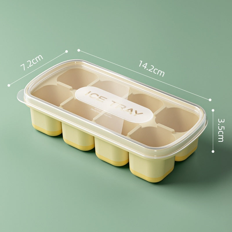 Large Capacity With Lid Easy To Take Off Ice Tray Household Ice Storage Ice Maker