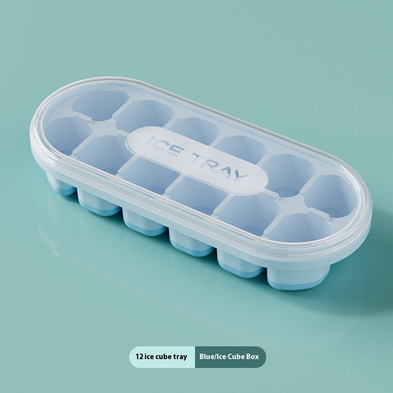Large Capacity With Lid Easy To Take Off Ice Tray Household Ice Storage Ice Maker
