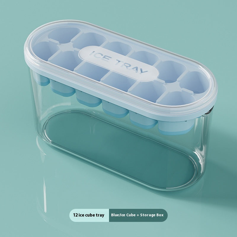 Large Capacity With Lid Easy To Take Off Ice Tray Household Ice Storage Ice Maker