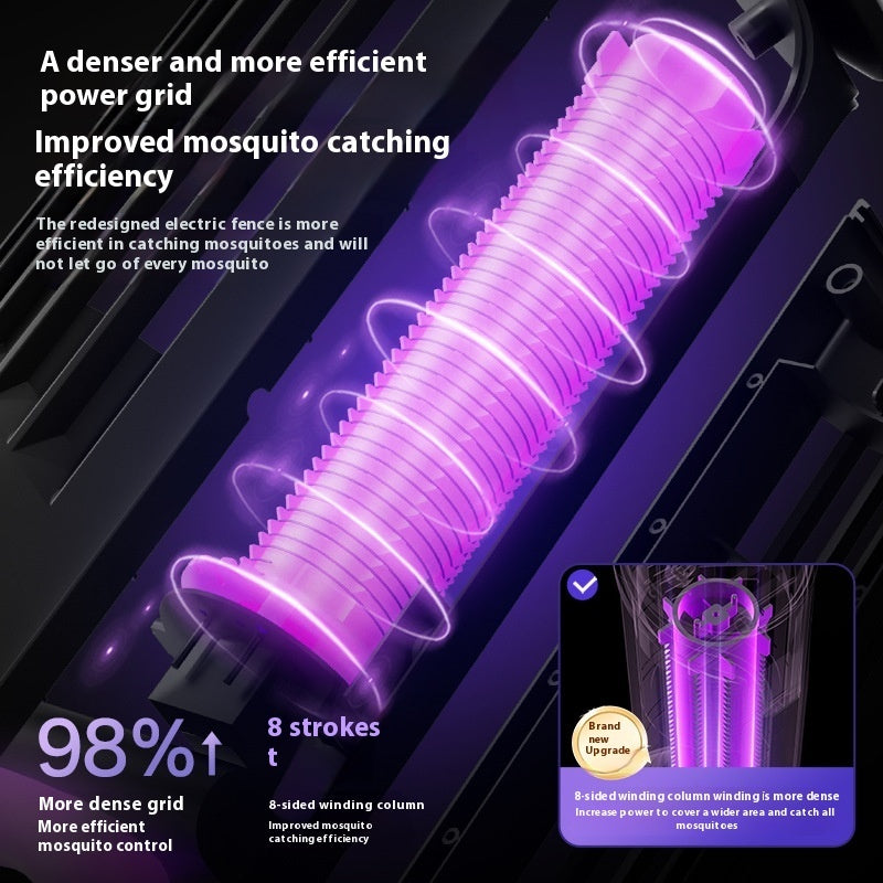 Usb Photocatalyst Mosquito Killing Lamp Electric Shock Two-in-one LED Mosquito Trap Lamp