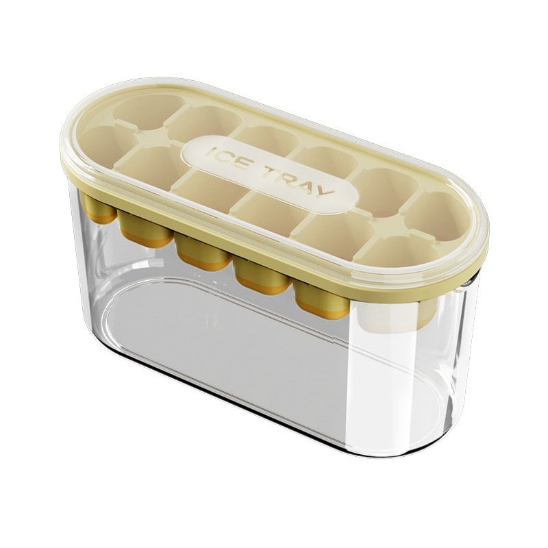 Large Capacity With Lid Easy To Take Off Ice Tray Household Ice Storage Ice Maker