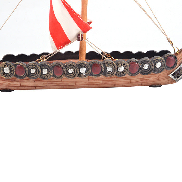 Home Furnishings With Sail Dragon Boat Incense Device Interior Decoration