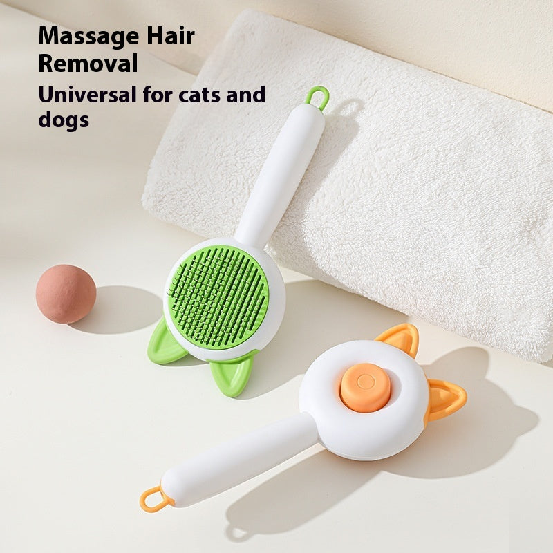Self Cleaning Pet Hair Remover | Brush For Dogs Cats