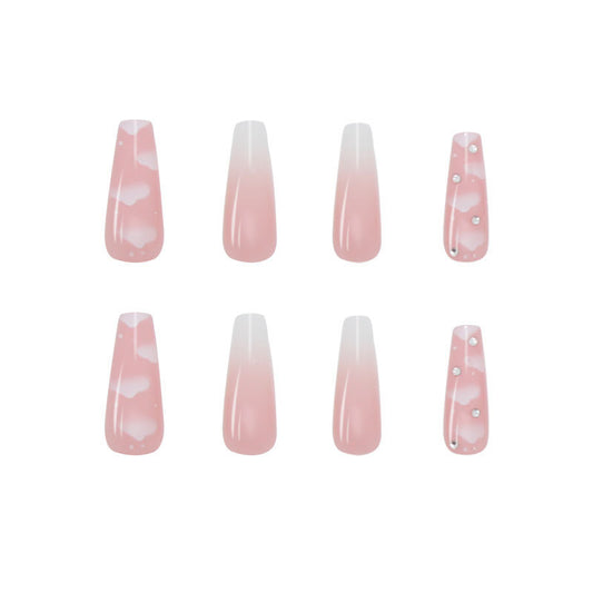 Women's Detachable Long Ballerina Nail Stickers