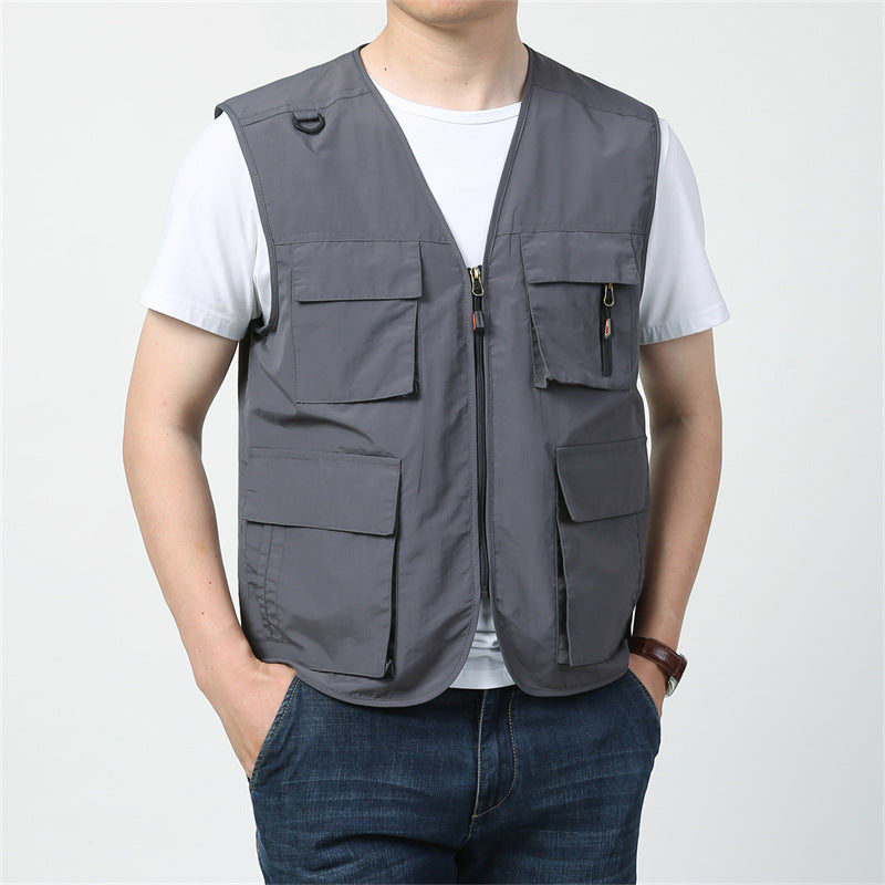 Stylish Multi-pocket Men's Outdoor Casual Vest