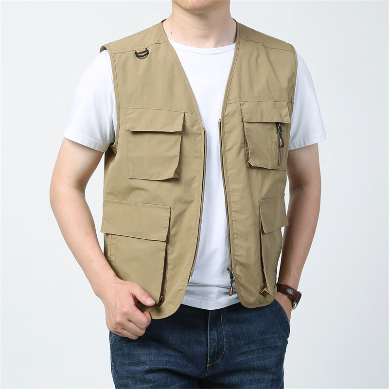 Stylish Multi-pocket Men's Outdoor Casual Vest