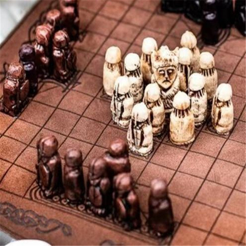 Viking Chess King's Table Resin Crafts Home Interior Decoration Ornaments