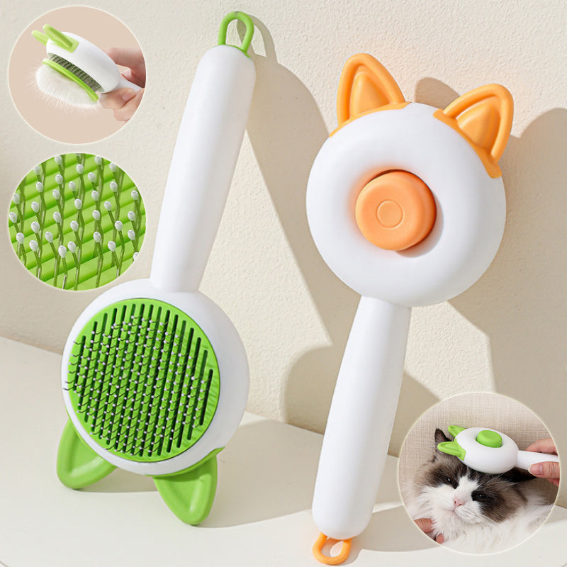 Self Cleaning Pet Hair Remover | Brush For Dogs Cats