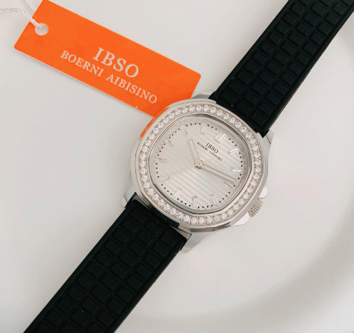 IBSO New Women's Watch Silicone Watch Women's Diamond